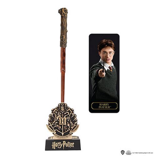 Bolígrafo de varita con soporte Harry Potter