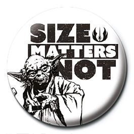 Pin esmaltado Star Wars (Size Not Matters)  Medidas: 2,5 cm