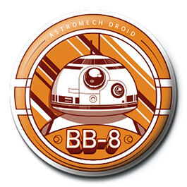 Pin esmaltado Star Wars Episode VII (BB8)  Medidas: 2,5 cm