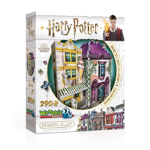 WRB - Harry Potter Puzzle 3D Tienda Madame Malkins (290 piezas)