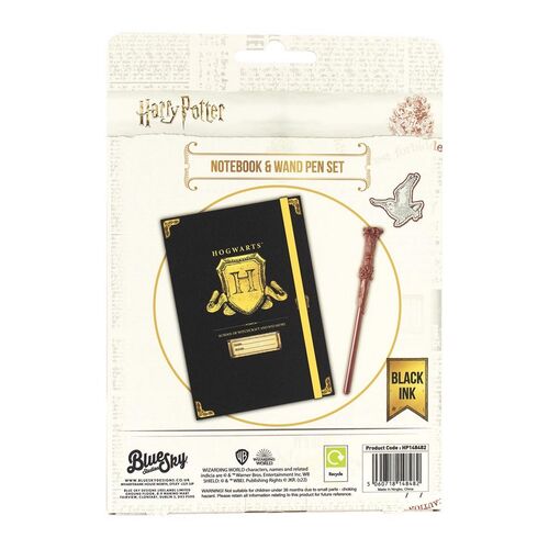 Set de Cuaderno y Bolígrafo Harry Potter Hogwarts