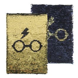 Libreta lentejuelas Harry Potter