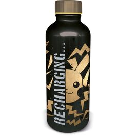 Botella metlica Pikachu cargando (negro) 755 ml