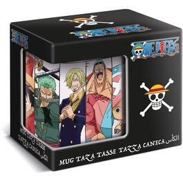 Taza en caja regalo Personajes Anime One Piece 325 ml