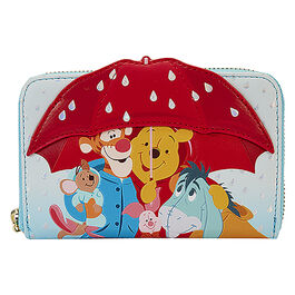 Billetera Winnie The Pooh y amigos con paraguas