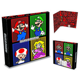 Archivador de anillas A4 Super Mario (4 Colores) 31,5 x 25