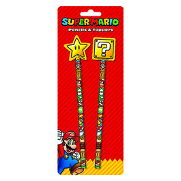 Pack x2 lpices con goma Super Mario (Core)