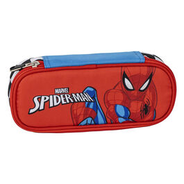 Estuche Portatodo Spider-Man (azul y rojo) ovalado 22,5 cm