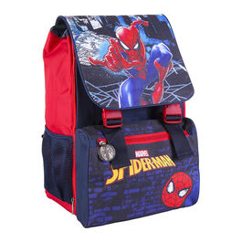 Mochila Escolar Grande Extensible Spider-Man 40 cm