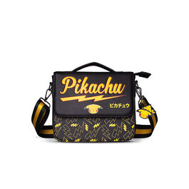Bolso bandolera Pikachu japons negro