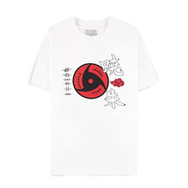 Camiseta Smbolos Akatsuki blanca M
