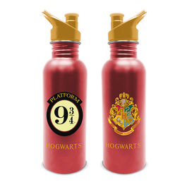Botella cantimplora Andn 9 3/4 y escudo Hogwarts 700 ml