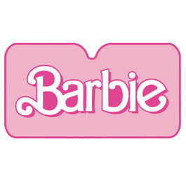 Parasol para coche  logo Barbie rosa 130 x 70 cm