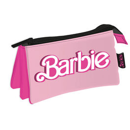 Estuche portatodo Barbie rosa (3 compartimentos) 21 x 11 cm