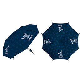 Paraguas plegable silueta Stitch azul 52 cm (arco)