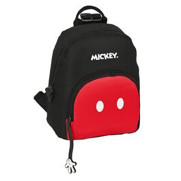 Mini Mochila Mickey Mouse Mickey Mood negra y roja 30 cm