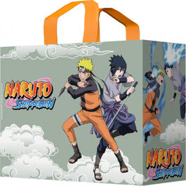 Bolsa de compra Naruto Uzumaki color gris 40 x 45 x 20 cm