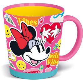 Taza antivuelco Minnie Mouse Flower Power 410 ml