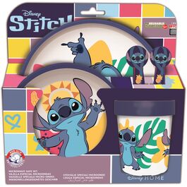 Set 5 piezas antideslizante Stitch bicolor en caja