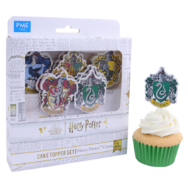 Set decoracin cupcakes (15) Escudos Harry Potter