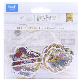 Set decoracin cupcakes (6) Harry Potter Crests